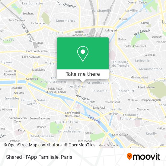 Shared - l'App Familiale map