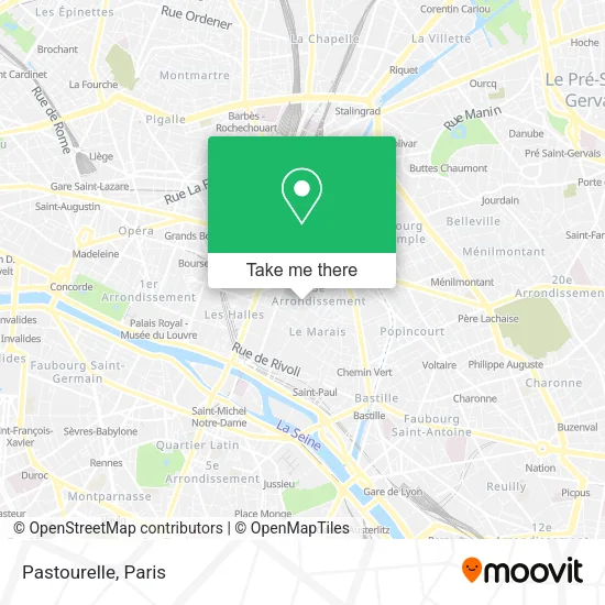 Pastourelle map