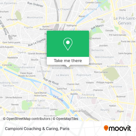 Campioni Coaching & Caring map