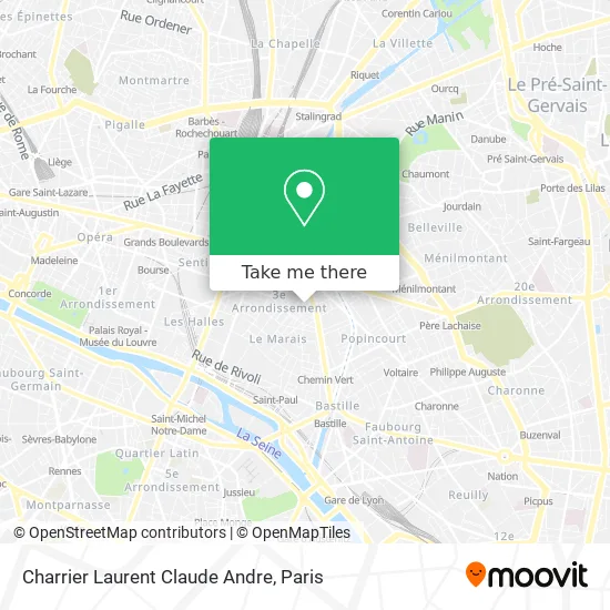 Charrier Laurent Claude Andre map