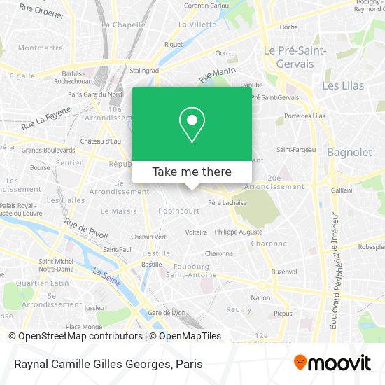 Mapa Raynal Camille Gilles Georges