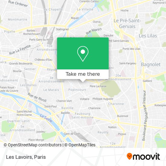Mapa Les Lavoirs
