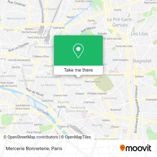 Mercerie Bonneterie map