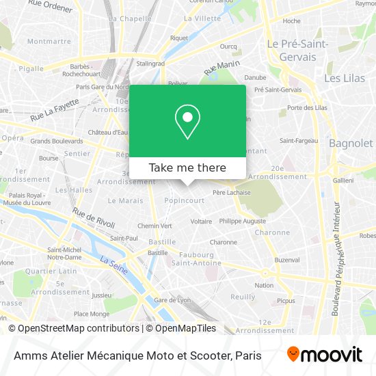 Mapa Amms Atelier Mécanique Moto et Scooter