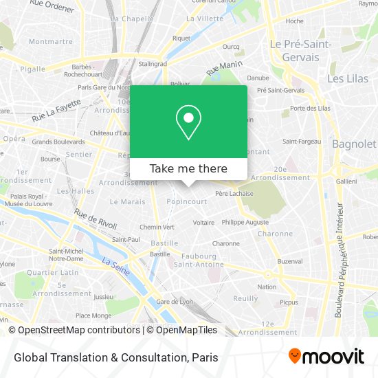 Global Translation & Consultation map