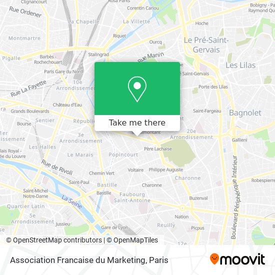 Association Francaise du Marketing map