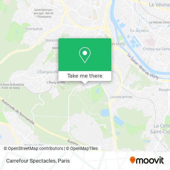 Carrefour Spectacles map