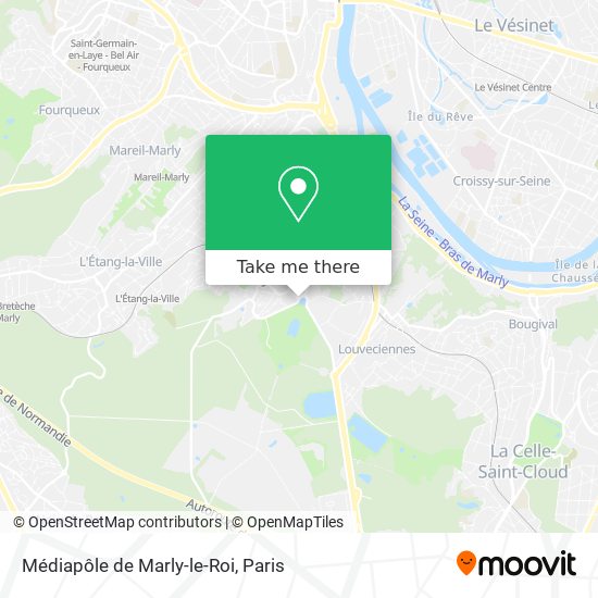Médiapôle de Marly-le-Roi map