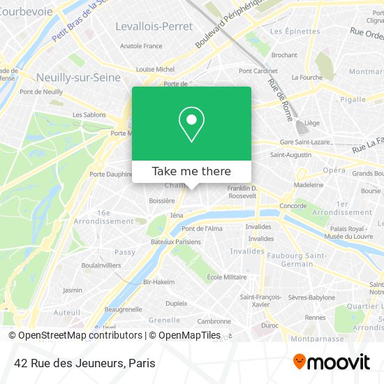 42 Rue des Jeuneurs map