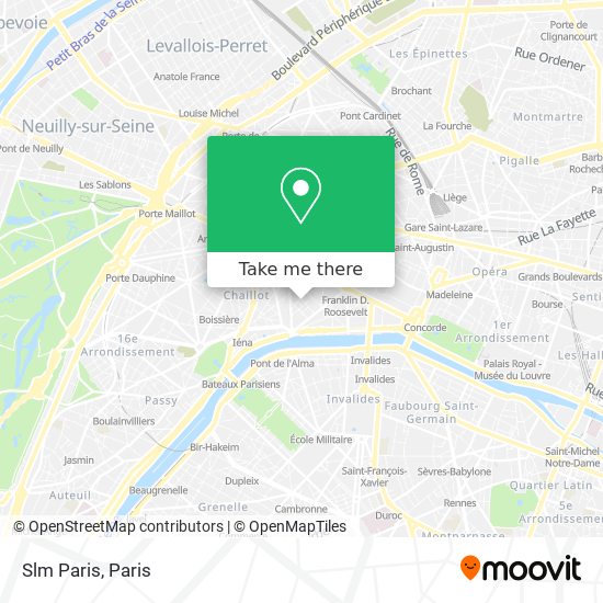 Mapa Slm Paris