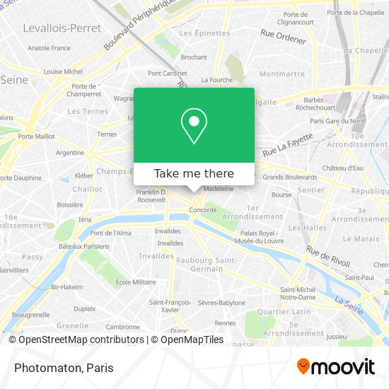 Photomaton map