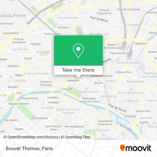 Bouvet Thomas map