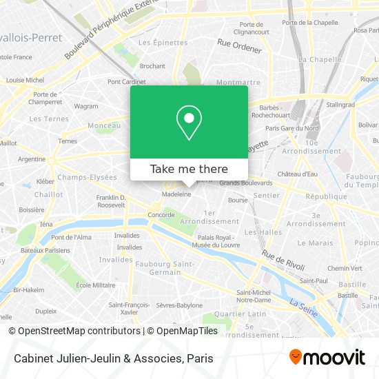 Cabinet Julien-Jeulin & Associes map