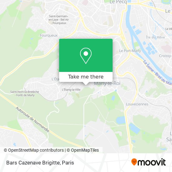 Bars Cazenave Brigitte map