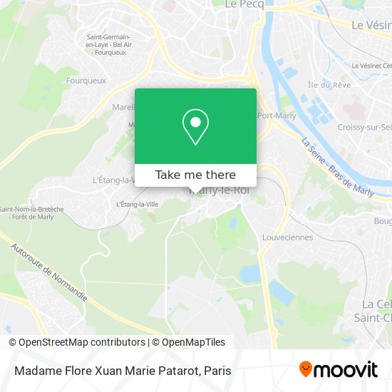 Mapa Madame Flore Xuan Marie Patarot