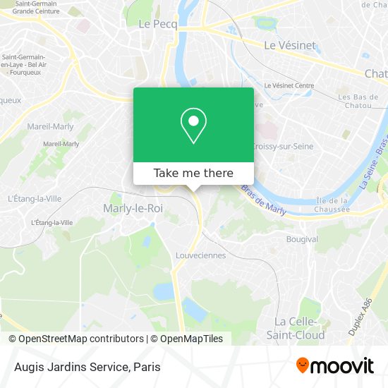 Mapa Augis Jardins Service