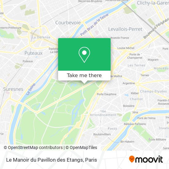 Le Manoir du Pavillon des Etangs map