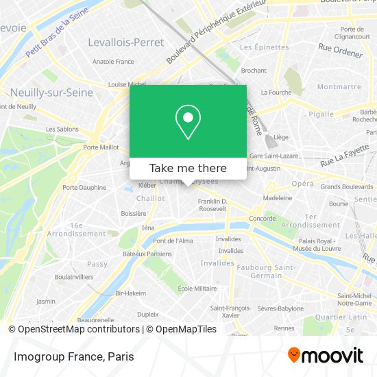 Imogroup France map