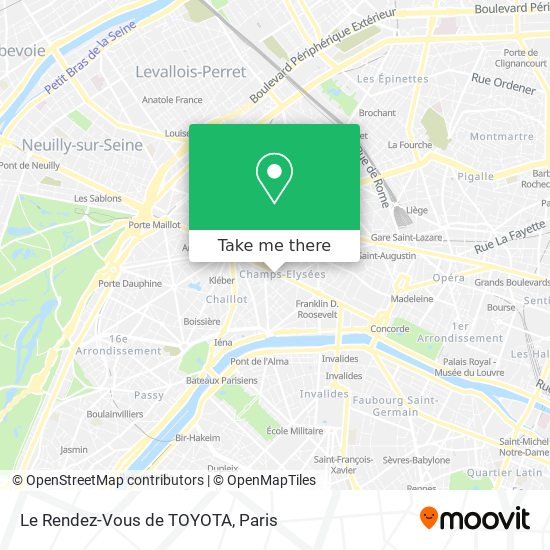 Le Rendez-Vous de TOYOTA map