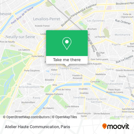 Mapa Atelier Haute Communication