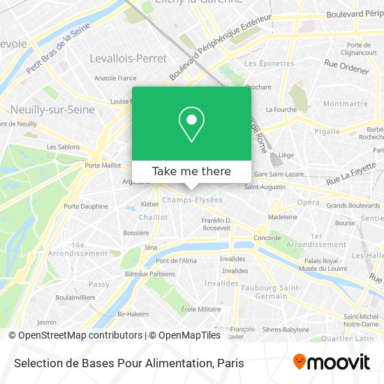 Mapa Selection de Bases Pour Alimentation