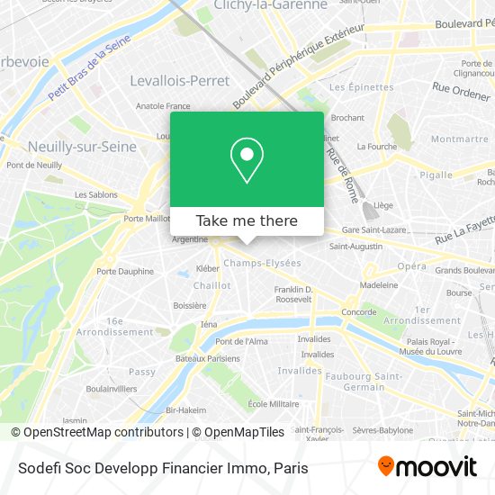 Mapa Sodefi Soc Developp Financier Immo