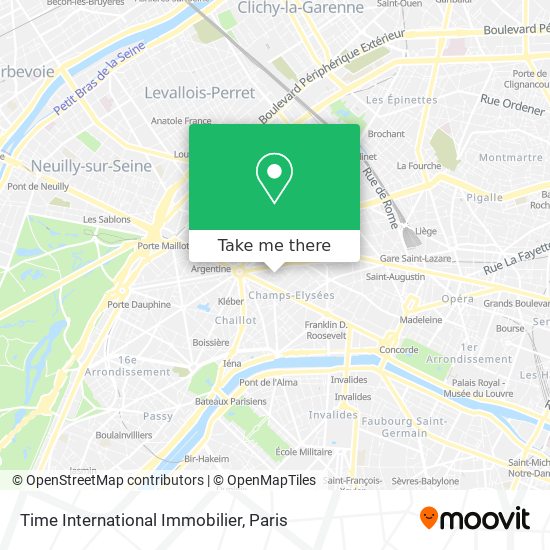 Mapa Time International Immobilier