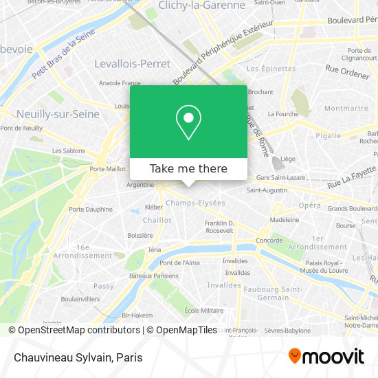 Mapa Chauvineau Sylvain