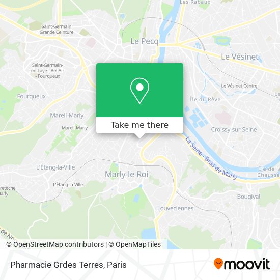 Pharmacie Grdes Terres map