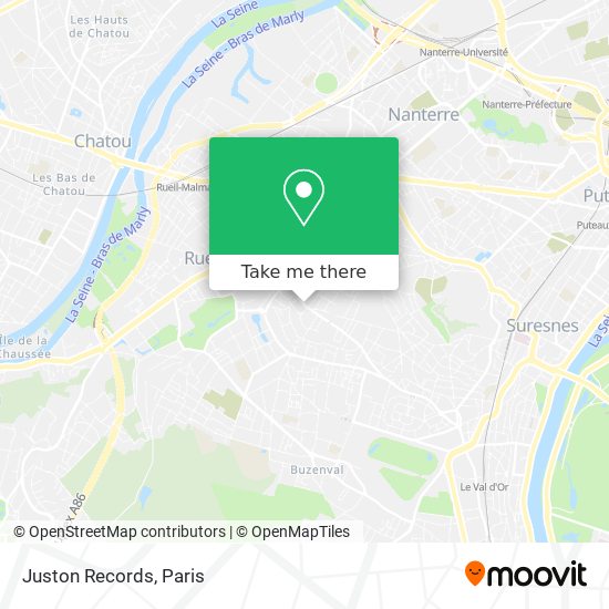 Juston Records map