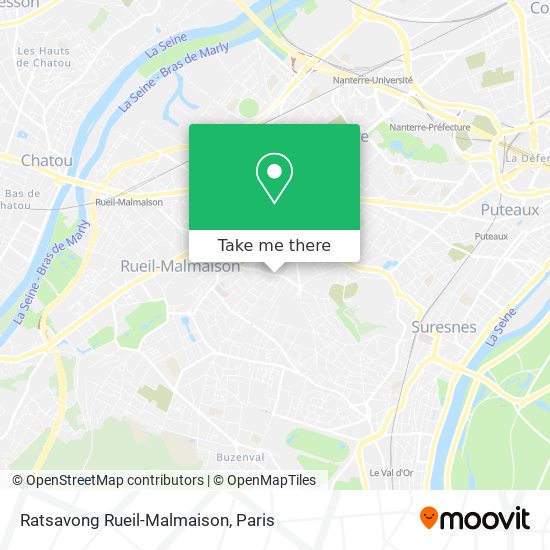 Mapa Ratsavong Rueil-Malmaison