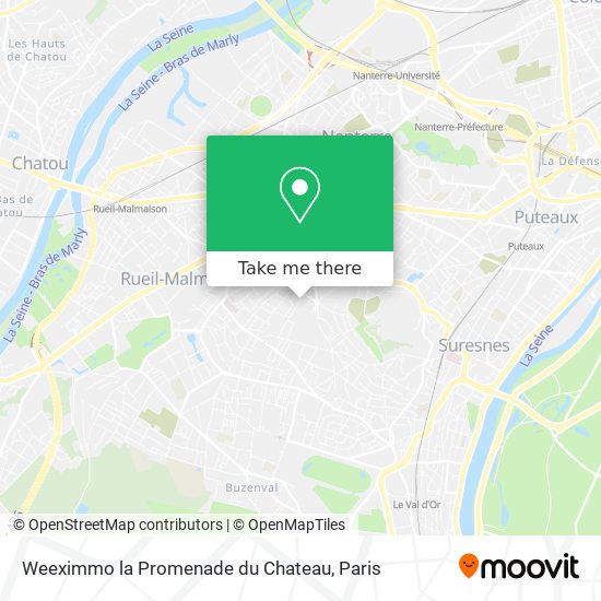 Weeximmo la Promenade du Chateau map