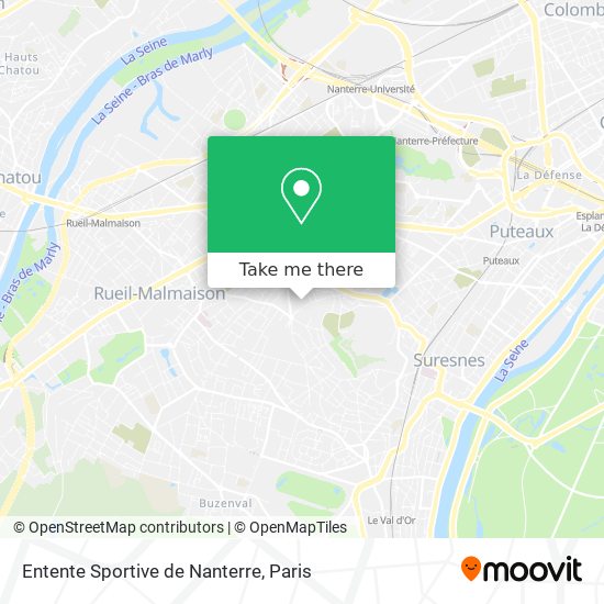 Entente Sportive de Nanterre map