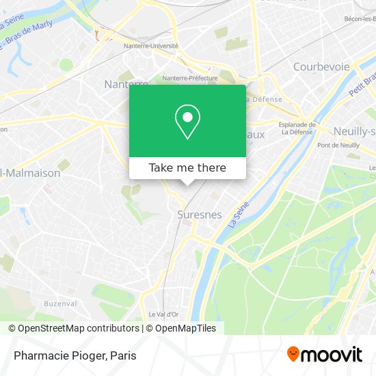 Pharmacie Pioger map