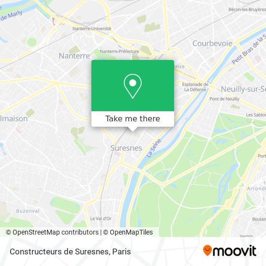 Constructeurs de Suresnes map