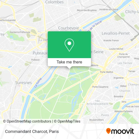 Commandant Charcot map