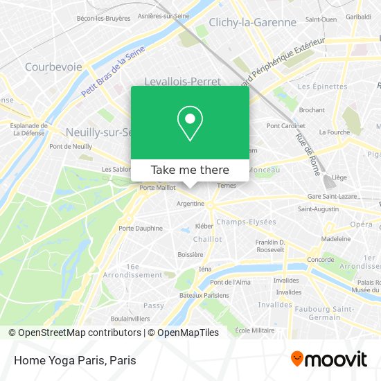 Home Yoga Paris map