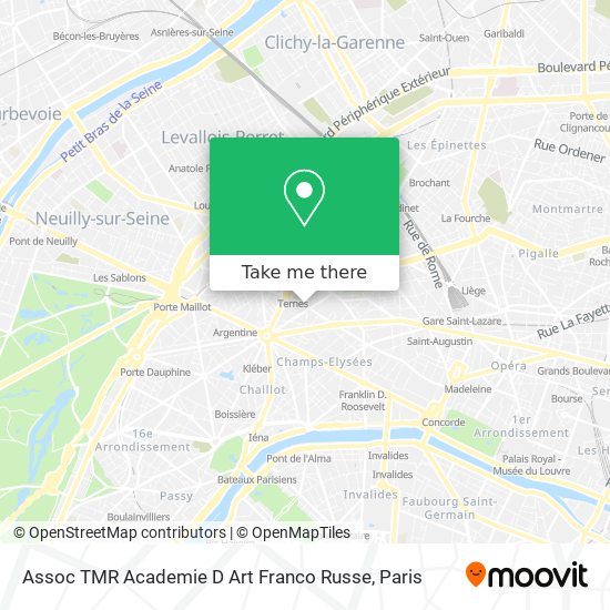 Assoc TMR Academie D Art Franco Russe map