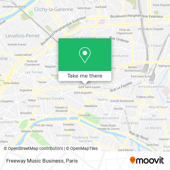 Freeway Music Business map