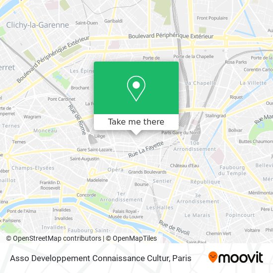 Asso Developpement Connaissance Cultur map