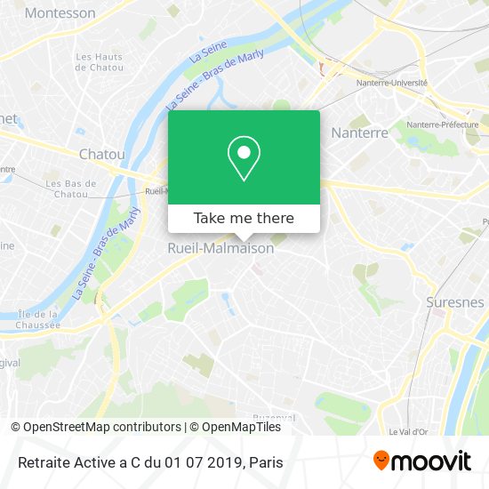 Retraite Active a C du 01 07 2019 map