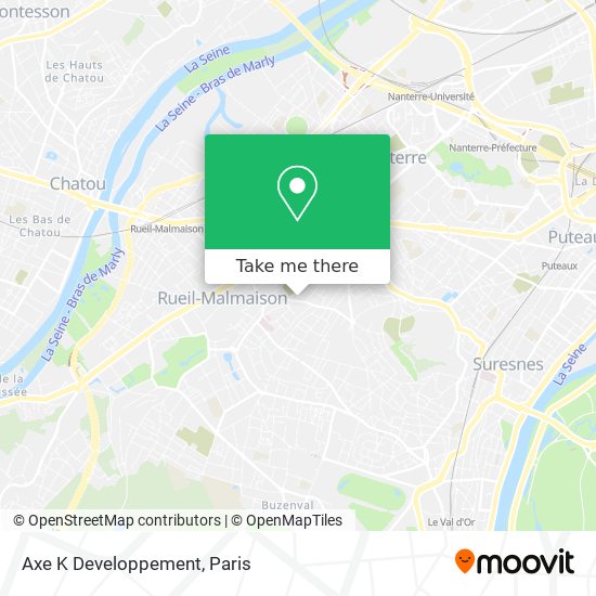 Axe K Developpement map