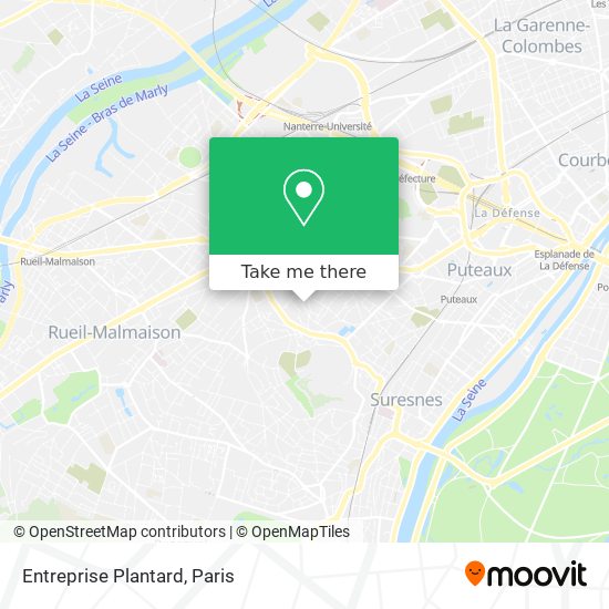 Entreprise Plantard map