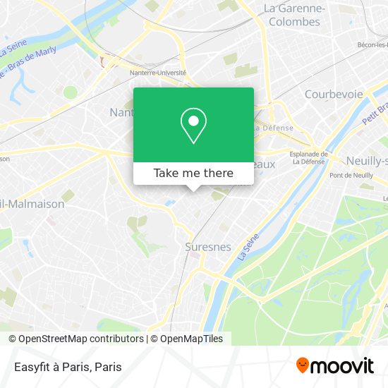 Easyfit à Paris map