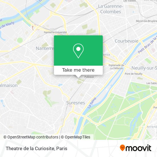 Theatre de la Curiosite map