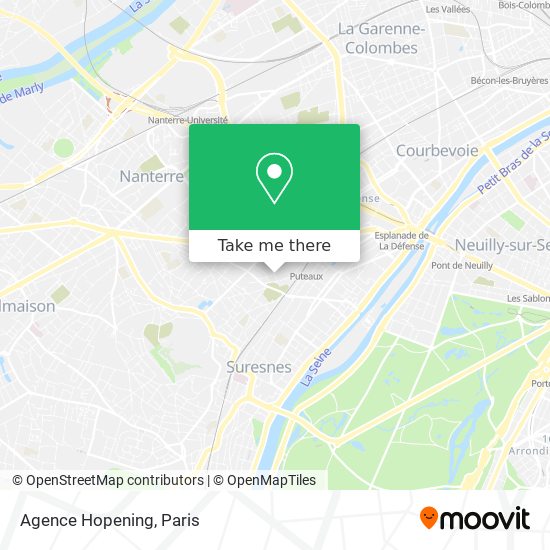 Agence Hopening map