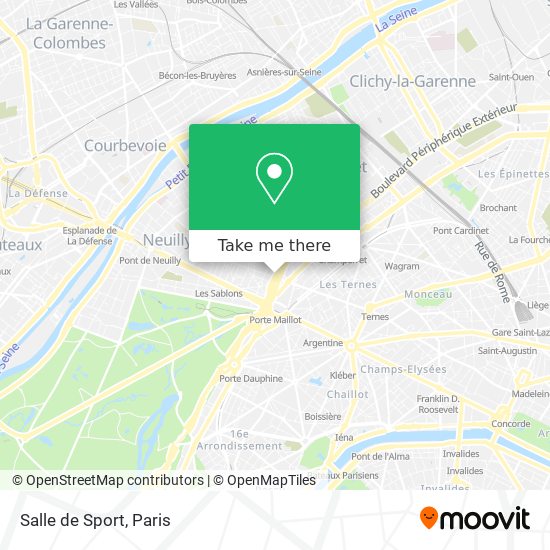 Salle de Sport map