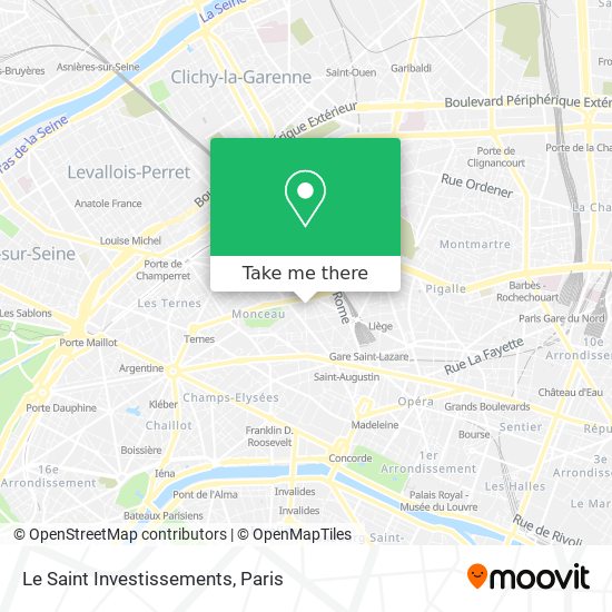 Mapa Le Saint Investissements