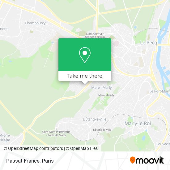 Passat France map