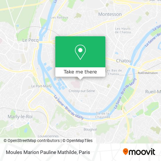 Moules Marion Pauline Mathilde map